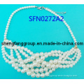 Fashion Jewelry Multi Pearl Necklace (SFN0272A)